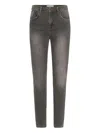 One Teaspoon Freebirds Five-pocket Jeans In Gray