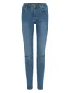 One Teaspoon Freebirds Ripped Jeans In Blue