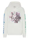One Teaspoon Get Physical Printed Hoodie In White