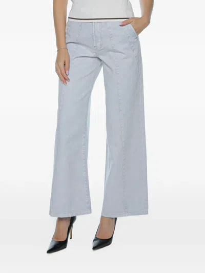 One Teaspoon Hayden Panelled Jeans In Blue