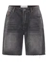 One Teaspoon Jackson Denim Shorts In Black