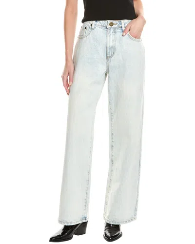 One Teaspoon Jackson Florence Wide Leg Jean In Blue
