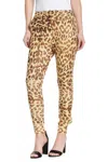 One Teaspoon Jackson Leopard Animal Print Leather Pants In Multicolor In Multi