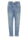 One Teaspoon Logo-patch Jeans In Blue