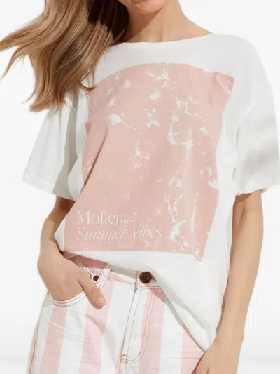 One Teaspoon Logo-print T-shirt In Multi