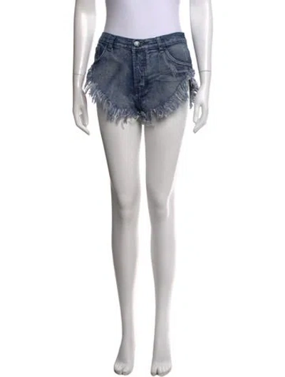 Pre-owned One Teaspoon Mini Shorts In Blue