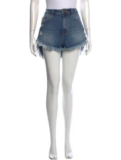 Pre-owned One Teaspoon Mini Shorts In Blue