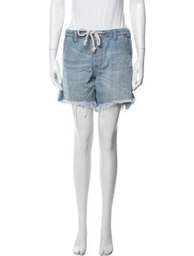 Pre-owned One Teaspoon Mini Shorts In Blue