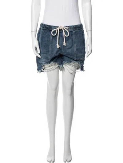 Pre-owned One Teaspoon Mini Shorts In Blue
