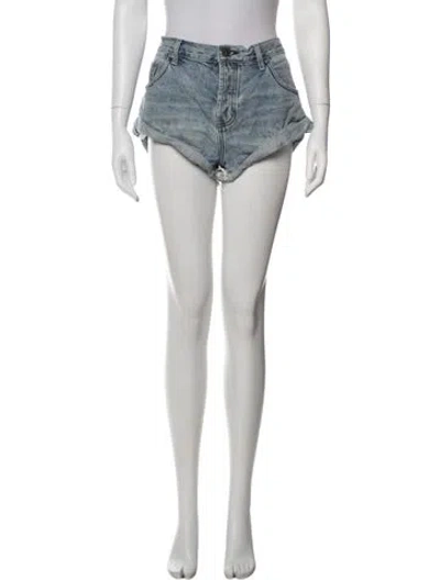 Pre-owned One Teaspoon Mini Shorts In White