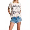 One Teaspoon Moblack Mind Frequencies Organic Tie Dye Unisex Tee In Beige In Multi