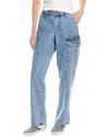 One Teaspoon Legends Berlin Blue High Waist Mom Jean In Blue