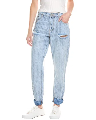ONE TEASPOON ONE TEASPOON ON REPEAT LIGHT BLUE BALLOON BAGGY JEAN