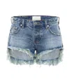 One Teaspoon Pacifica Bonitas Low Waist Denim Shorts In Multi