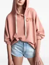 One Teaspoon Recovery Hoodie In Pink