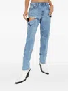 One Teaspoon Ripped-details Jeans In Blue