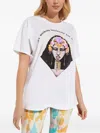 One Teaspoon Round-neck T-shirt In White