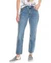 One Teaspoon Stixx Blue Love Low Rise Slim Straight Jean In Blue