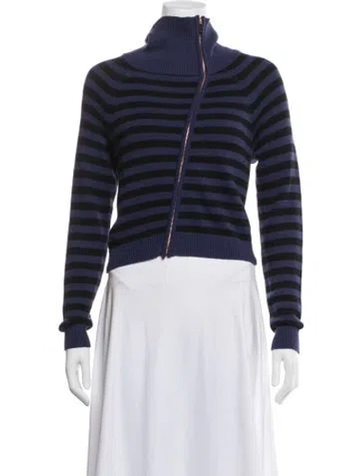 Pre-owned One Teaspoon Striped Jacket In Blue