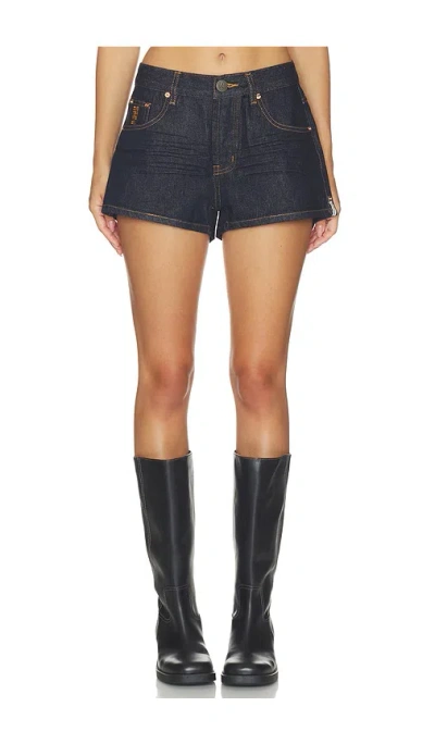 One Teaspoon Studio Shorts In Blue