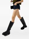 One Teaspoon The One Raw-edge Shorts In Black