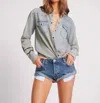 One Teaspoon Thunder Bandits Short In Blue