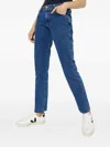 One Teaspoon Truckers Raw-edge Jeans In Blue