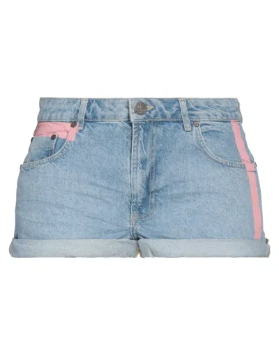 One Teaspoon Denim Shorts In Blue