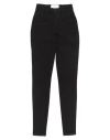 One Teaspoon Woman Jeans Black Size 22 Viscose, Cotton, Lyocell, Polyester, Elastane In Black