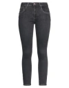 One Teaspoon Woman Jeans Black Size 28 Cotton, Recycled Cotton, Recycled Polyester, Elastane In Black