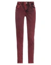 One Teaspoon Pistol Red Jeans In Red