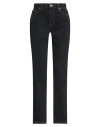 One Teaspoon Woman Jeans Charcoal Size 22 Cotton, Recycled Cotton In Grey