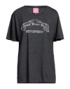 One Teaspoon Woman T-shirt Grey Size S Cotton, Polyester In Grey