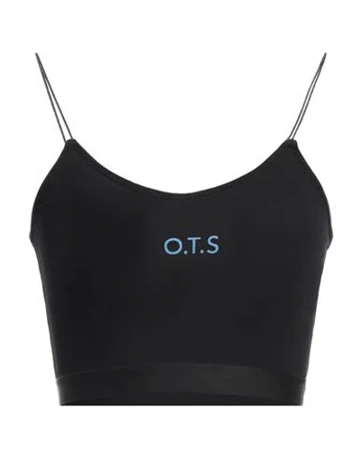 One Teaspoon Woman Top Black Size S Viscose, Elastane