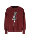 One Tee 'angie' Sweatshirt In Red