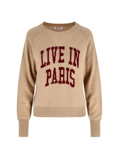 One Tee 'margareth' Sweater In Brown