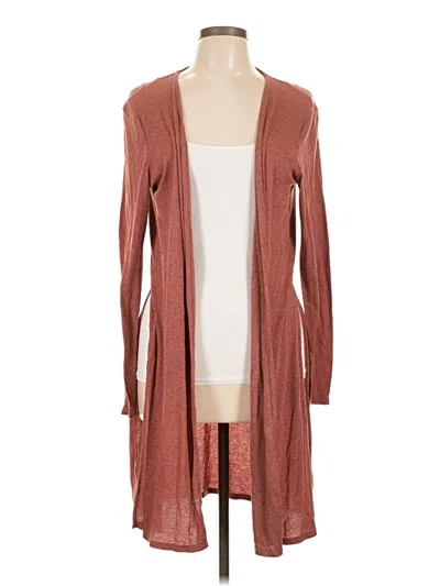 Pre-owned One The Land Cardigan Sweater In Brown