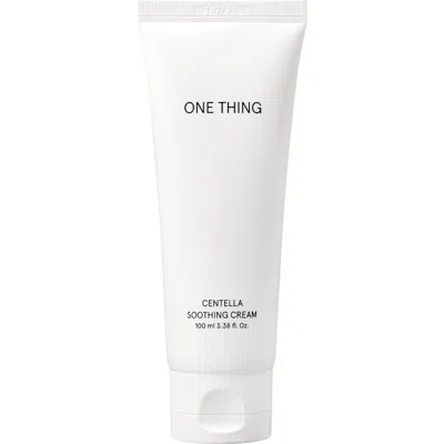 One Thing Centella Soothing Cream In Transparent