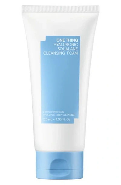 One Thing Hyaluronic Squalane Cleansing Foam In Blue