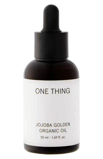 One Thing Jojoba Golden Organic Face Oil In Transparent