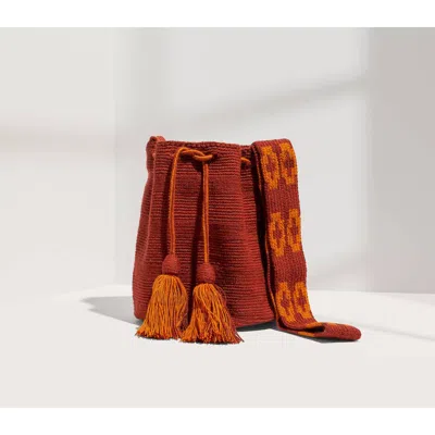 One Thread Collective Terracotta Bag In Brown