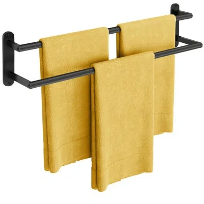 One Towel Racks For Bathroom, Double Towel Bar 24inch, Stainless Steel Bathroom Towel Holder, Double Tow