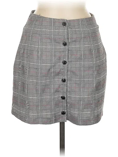 Pre-owned One Way Casual Skirt In Gray