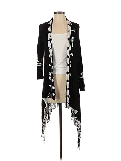 Pre-owned One World Cardigan Sweater In Black