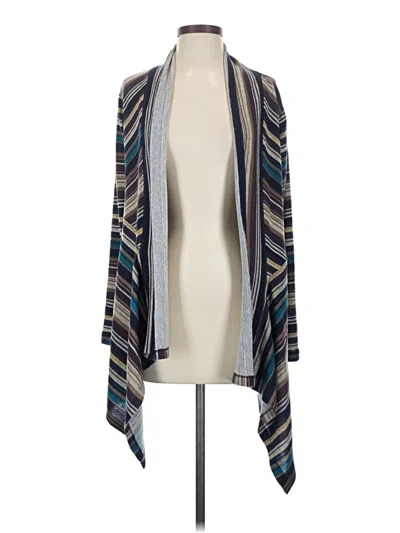 Pre-owned One World Cardigan Sweater In Blue