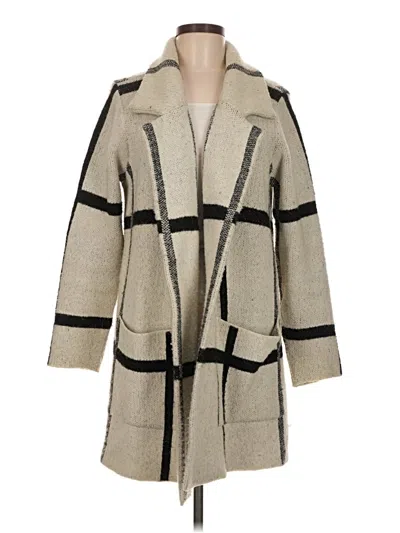 Pre-owned One World Cardigan Sweater In Tan