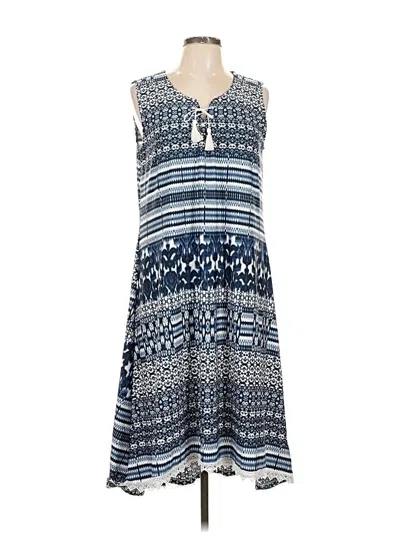 Pre-owned One World Casual Dress In Blue
