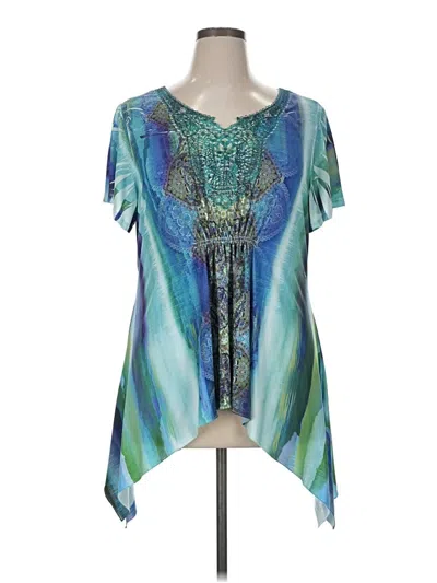 Pre-owned One World Casual Dress In Blue