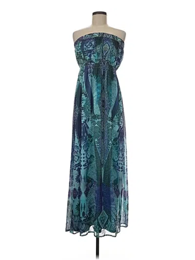 Pre-owned One World Casual Dress In Blue