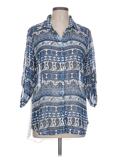 Pre-owned One World Casual Dress In Blue